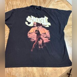 Ghost 2018 A Pale Tour Named Death concert  Black Graphic T-Shirt